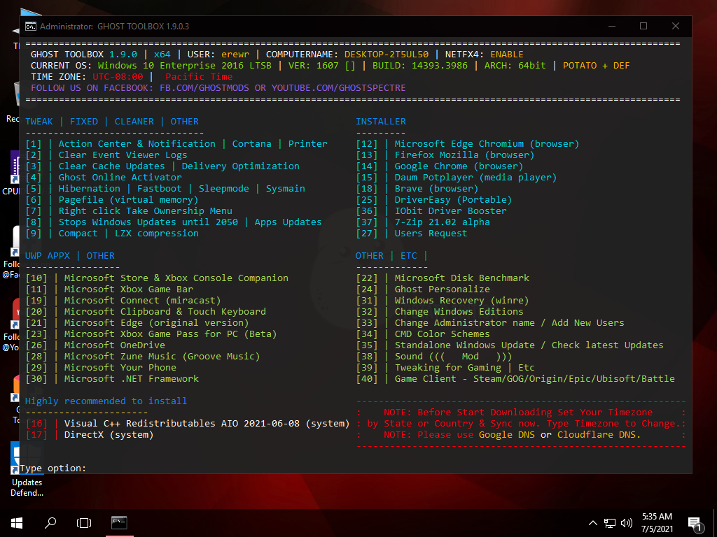 Membandingkan Windows hasil modifikasi populer (Ghost Spectre & Xtreme LiteOS) dengan Windows resmi dari Microsoft /kiablog.github.io/images/ghostspectrewindows.png